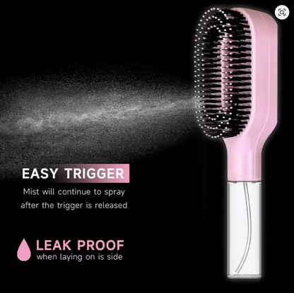 2-in-1 Detangling Spray Hair Brush